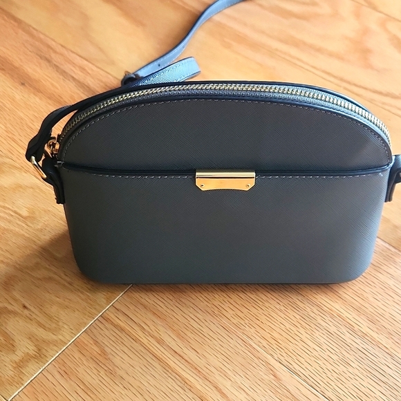 Unknown Handbags - Mini crossbody dome handbag Gray